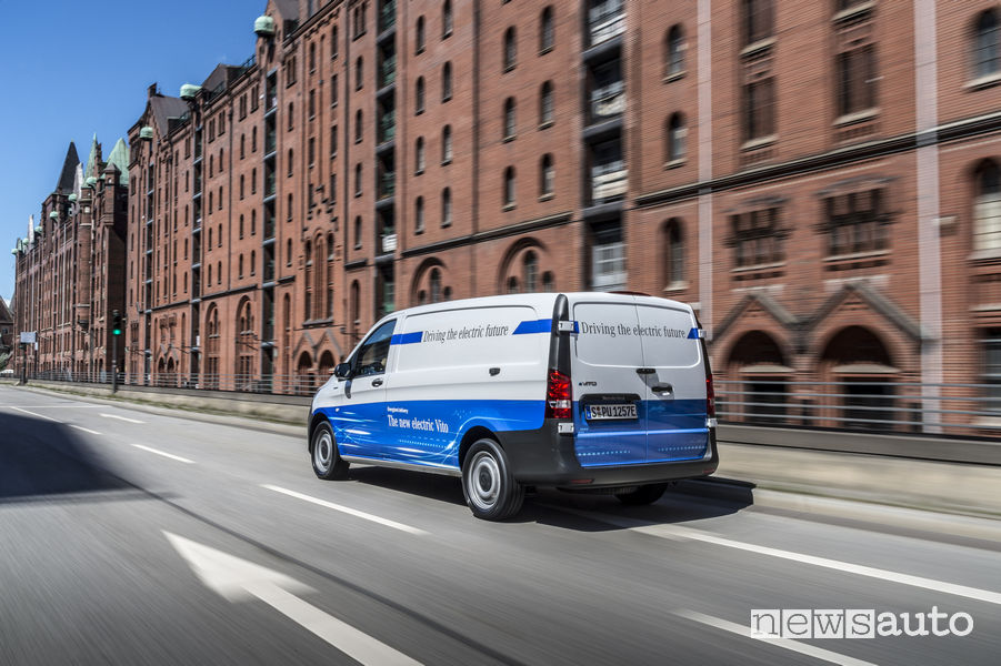 Veicoli commerciali Mercedes elettrici eVITO