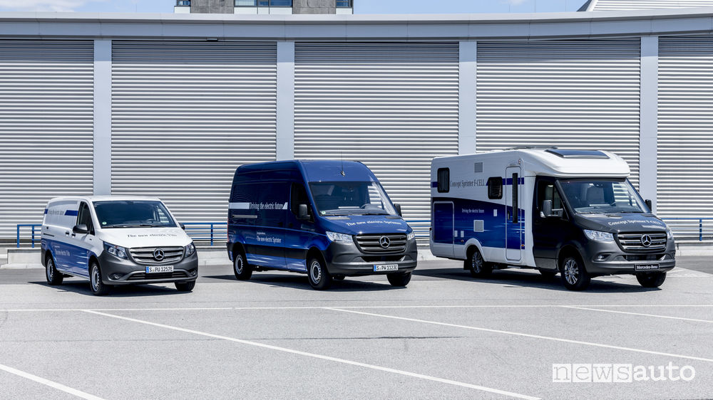 Veicoli commerciali Mercedes elettrici eSprinter