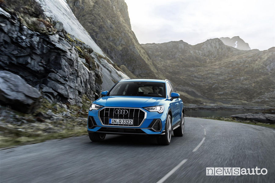 Nuova Audi_Q3 2019 vista frontale