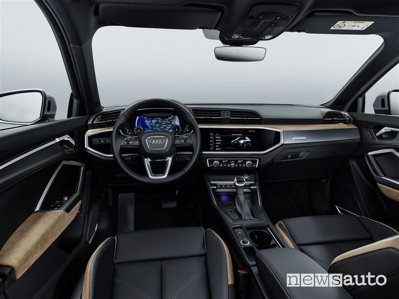 Nuova Audi Q3 2019 abitacolo