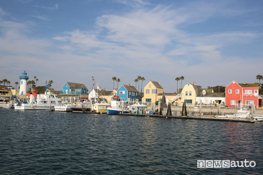 Panorama di Marina del Rey dalla Duchess