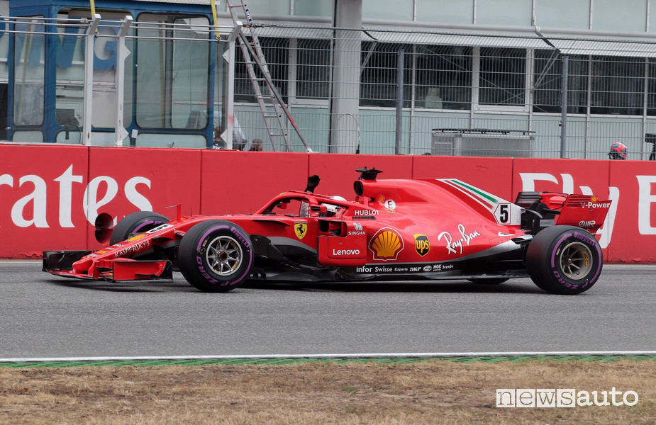 F1 2018 Gp Germania Hockenheim pole position Ferrari Sebastian Vettel