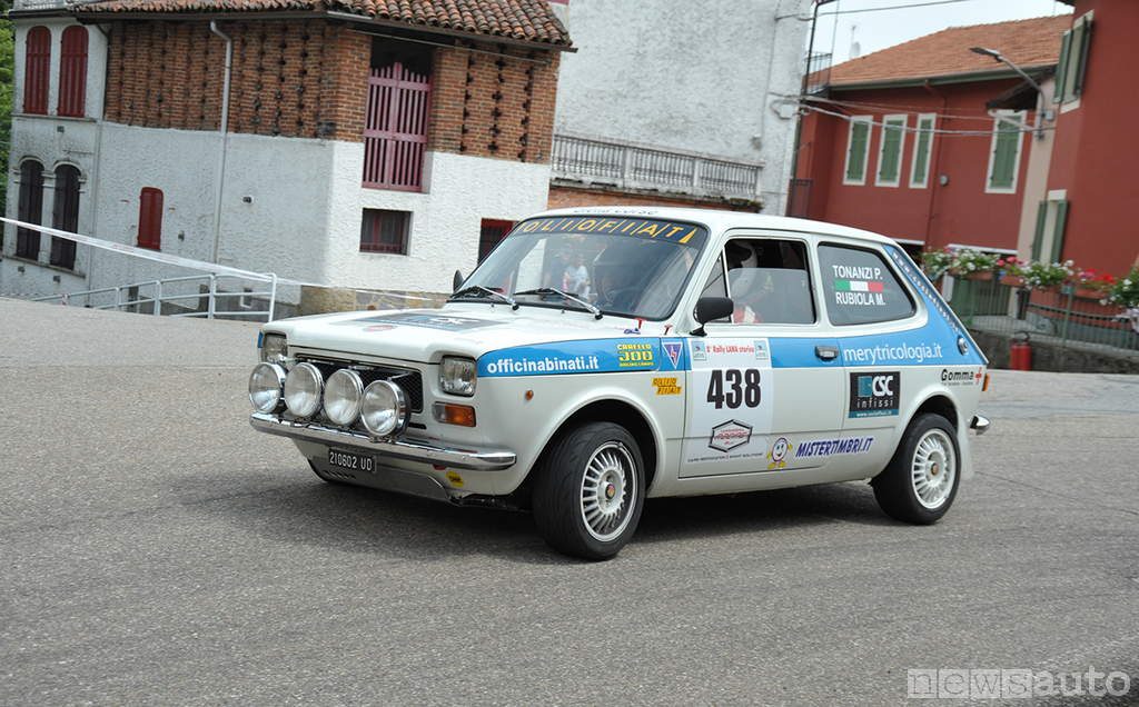 auto storiche da corsa Fiat 127 da rally