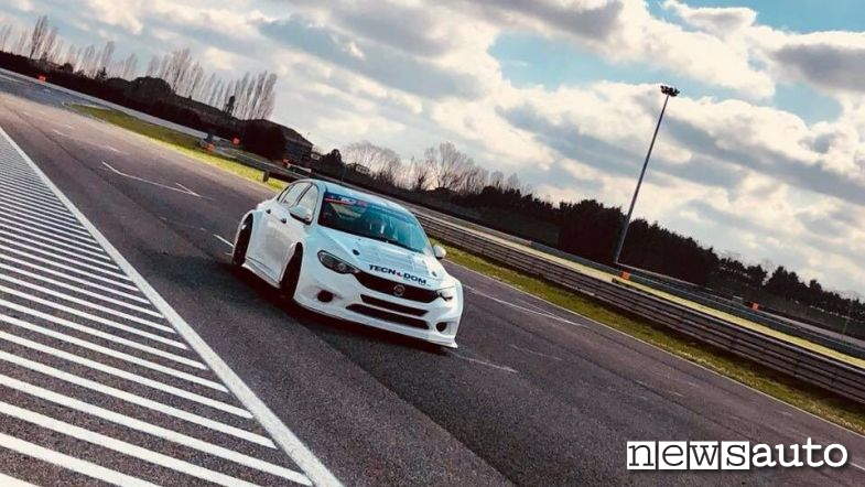 Fiat Tipo TCR prova su circuito