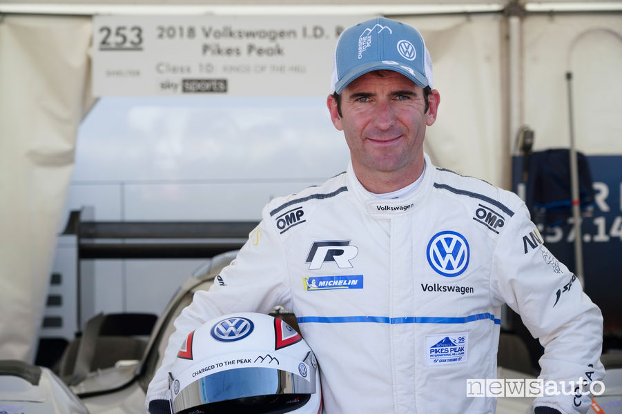 Roman Dumas pilota Volkswagen I.D. R Pikes Peak