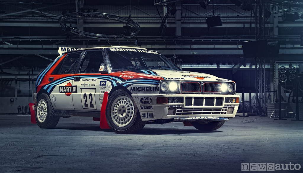auto storiche da corsa Lancia Delta Integrale da Rally