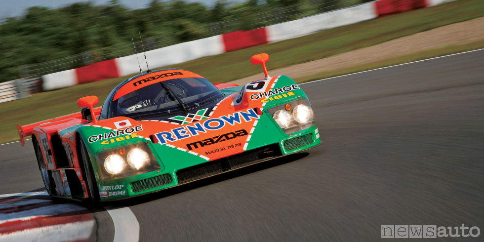 auto da corsa storiche mazda 787b 24h le mans