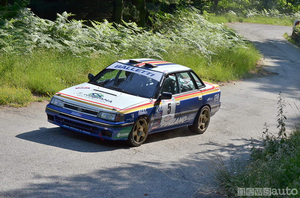 auto storiche da corsa Subaru Legacy rally