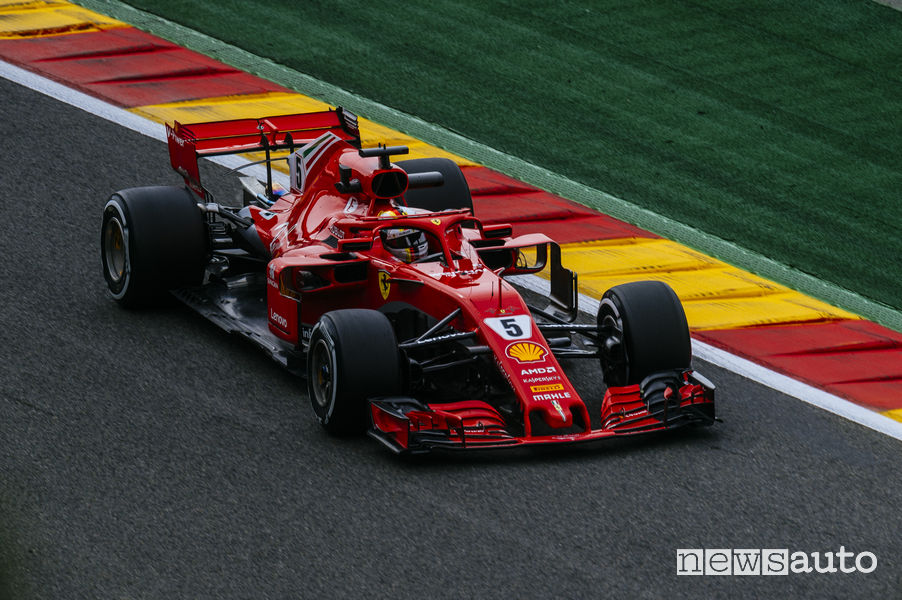 F1 Gp Belgio 2018, Ferrari Vettel