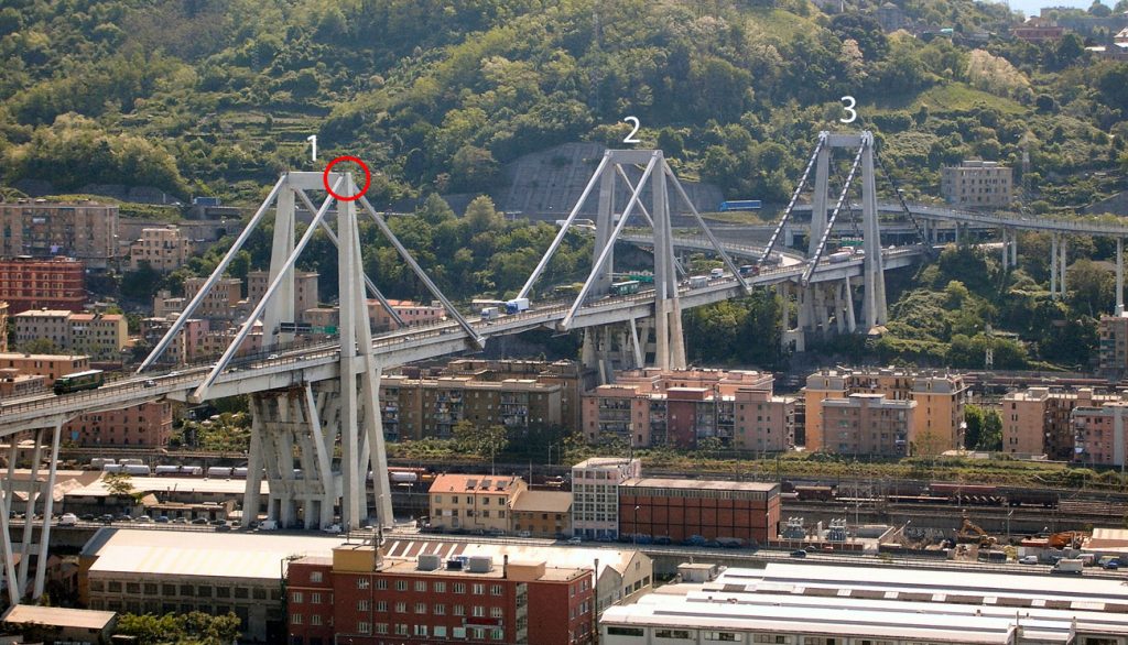 Ponte crollato genova Ponte Morandi