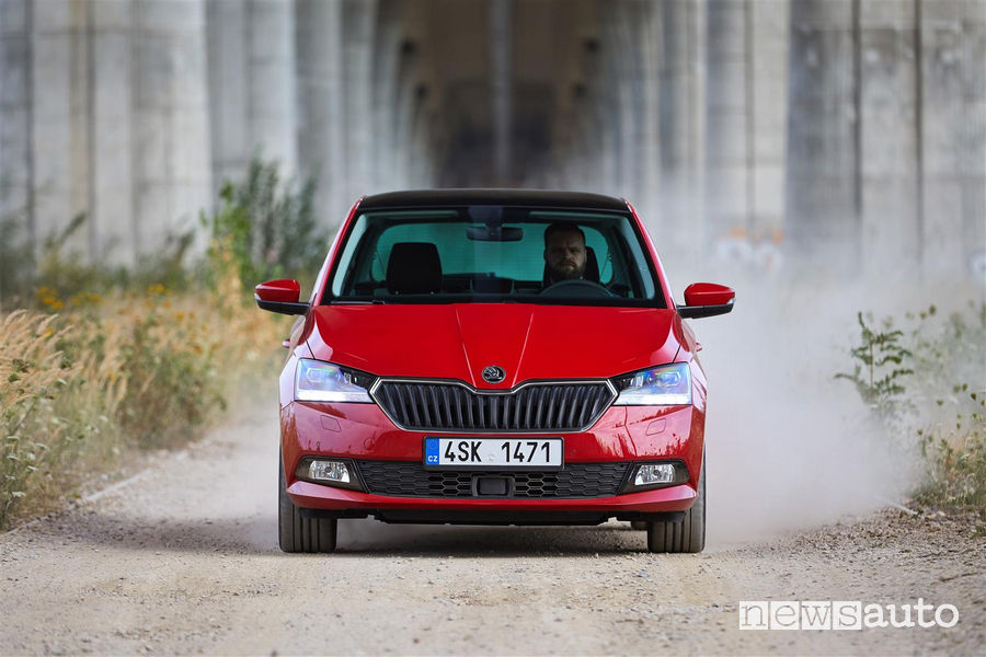 Skoda Fabia 2019 vista frontale
