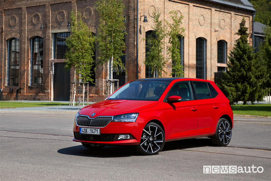 Skoda Fabia 2019 vista di profilo