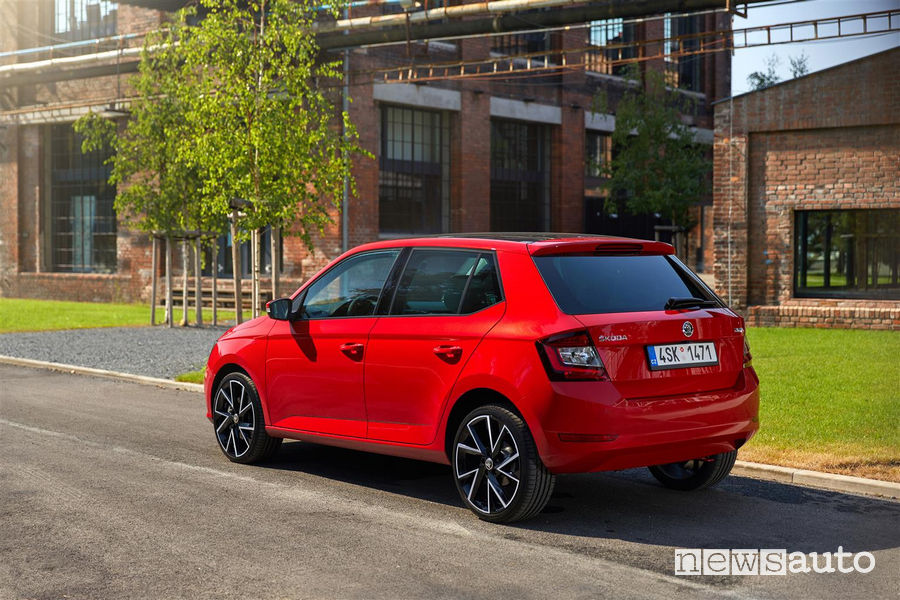 Skoda_Fabia 2019 vista posteriore