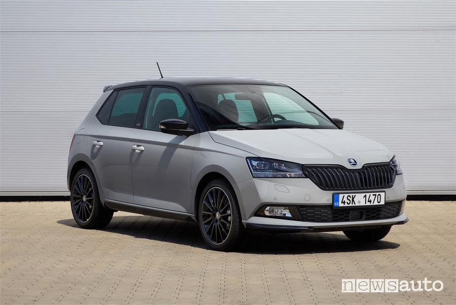 Skoda Fabia Twin Color Monte Carlo vista di profilo