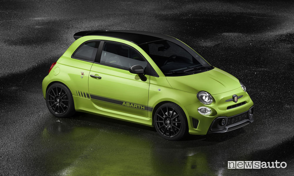 Abarth 595 2019 Competizione verde adrenalina, vista laterale