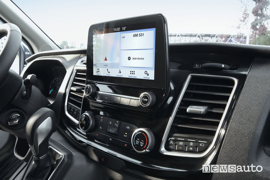 Nuovo Ford_Transit 2019, SYC 3 touchscreen 8"