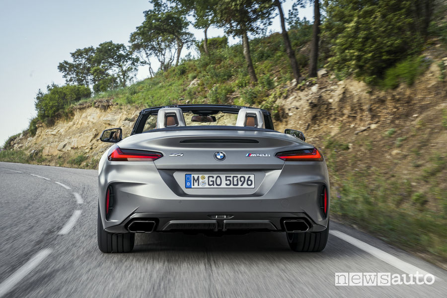 Nuova BMW_Z4 2019, vista posteriore