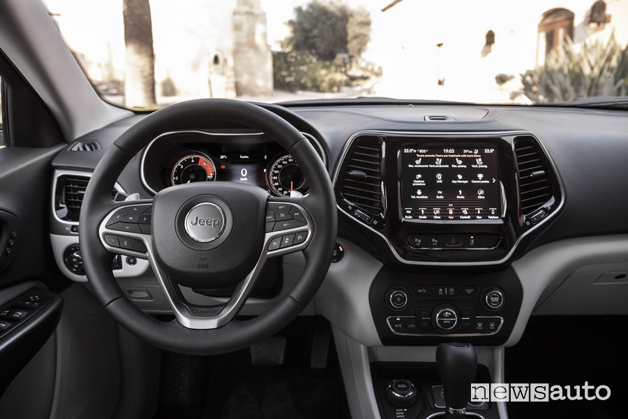 Nuova_Jeep Cherokee_2019, plancia strumenti