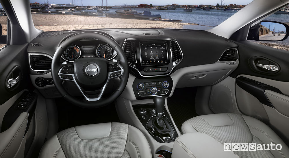 Nuova_Jeep Cherokee_2019, plancia strumenti