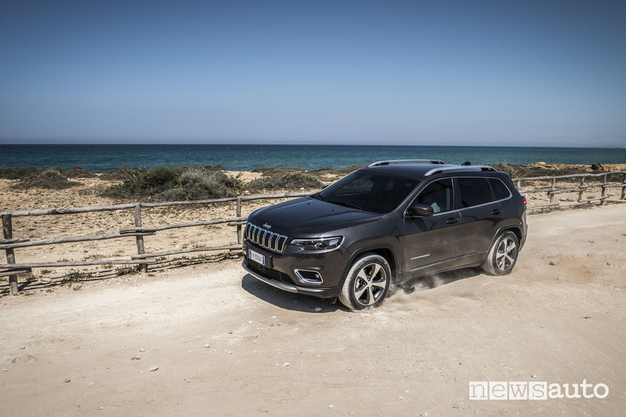 Nuova Jeep Cherokee 2019 Limited, vista di profilo