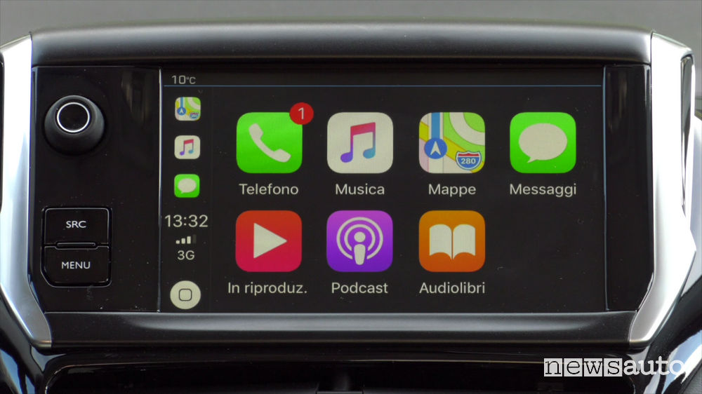 Peugeot_208 Signature, Apple CarPlay