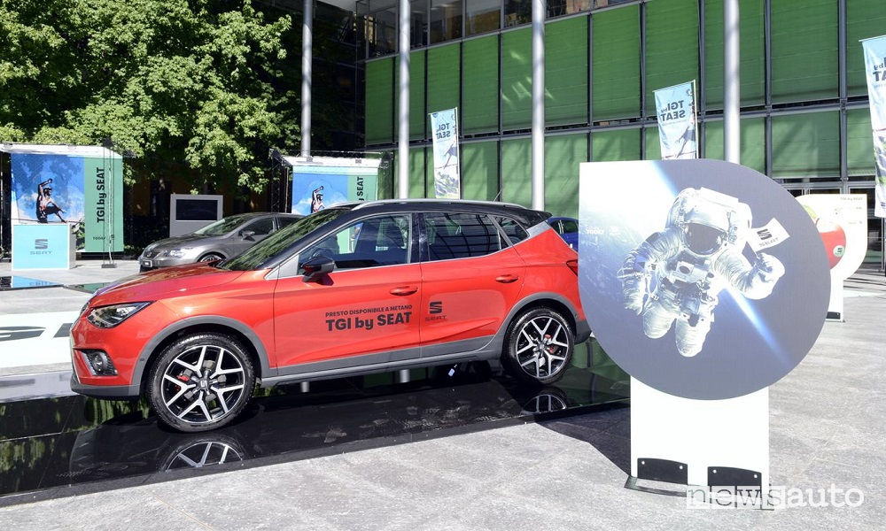 Metano auto Seat Arona TGI all’Italian Energy Summit 2018 di Milano