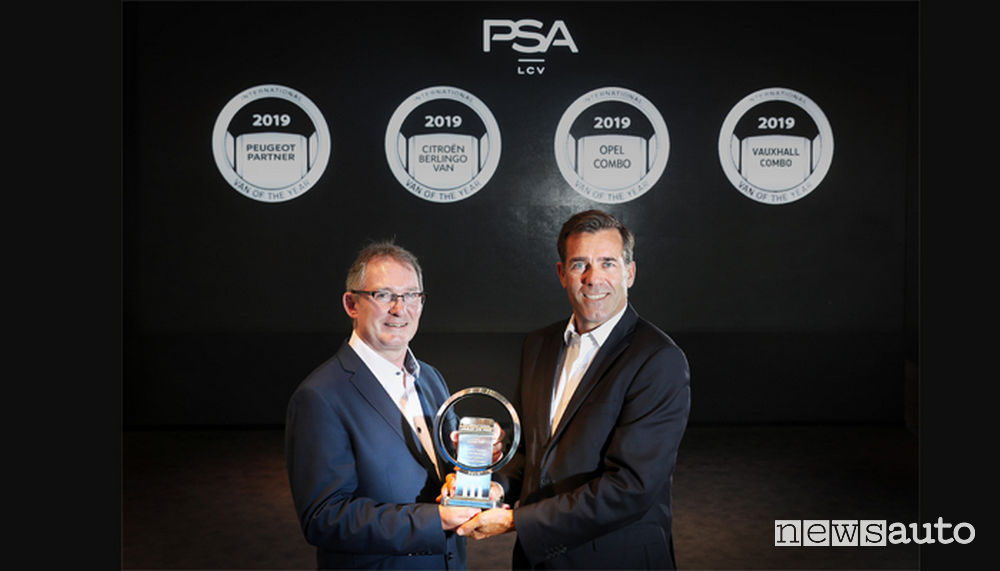 Veicoli commerciali Groupe PSA premio ‘Van of the Year’