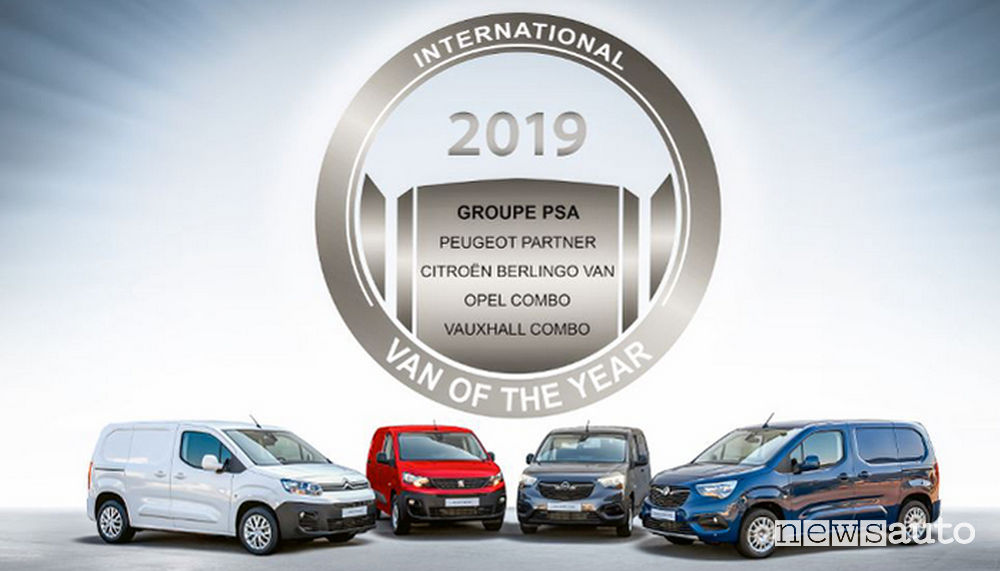 Veicoli commerciali PSA premio ‘Van of the Year’