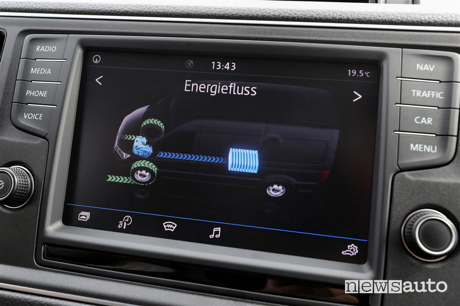 Volkswagen_e-Crafter, touchscreen
