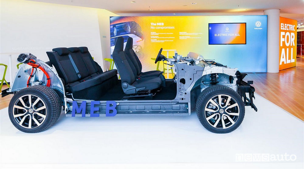 Auto elettriche Volkswagen piattaforma modulare MEB gamma ID