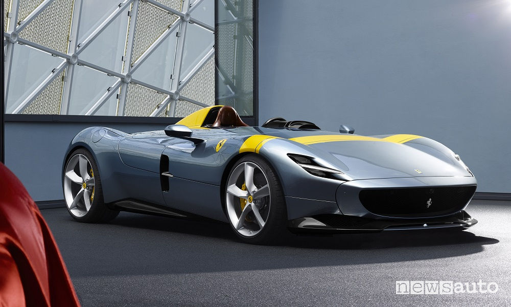 Ferrari Monza SP1, vista di profilo