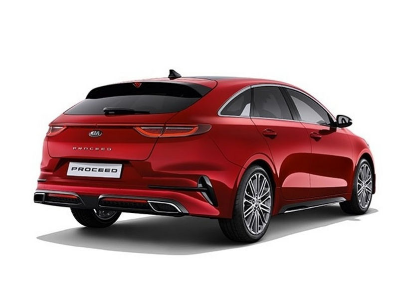 Kia Proceed 2019 GT Line, vista posteriore