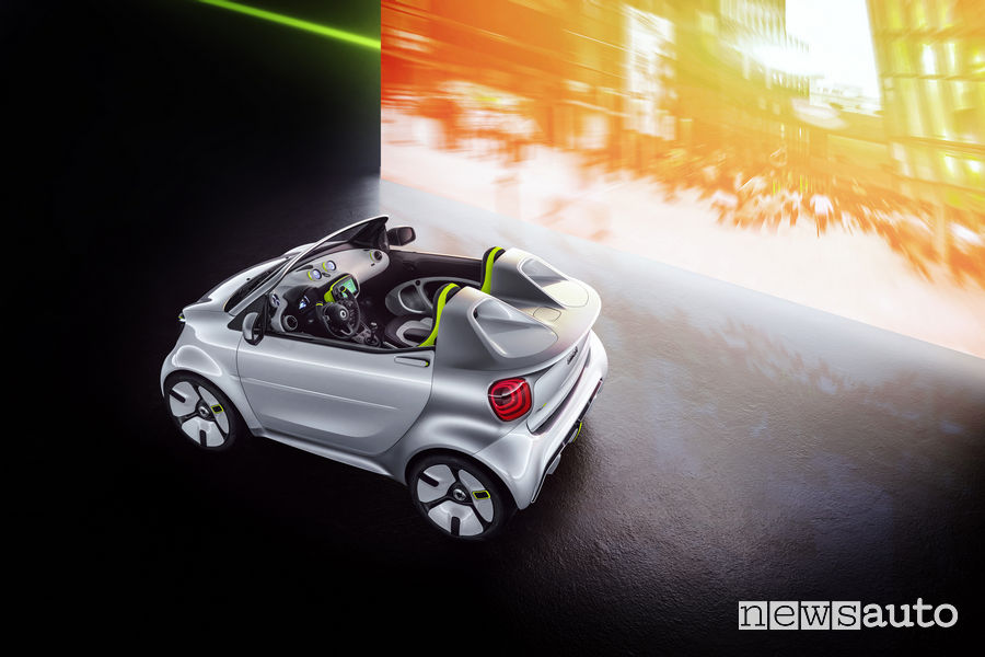 smart forease show car, vista dall'alto