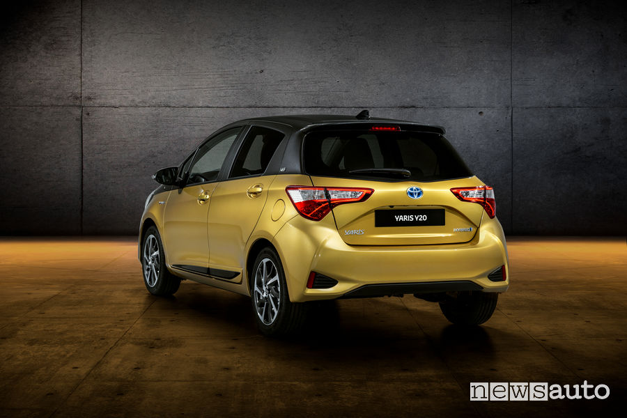 Toyota Yaris modello speciale Y20, posteriore