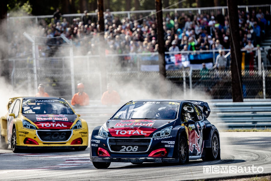 WRX Rallycross 2018 Lettonia, Sebastien Loeb (Peugeot 208 WRX)
