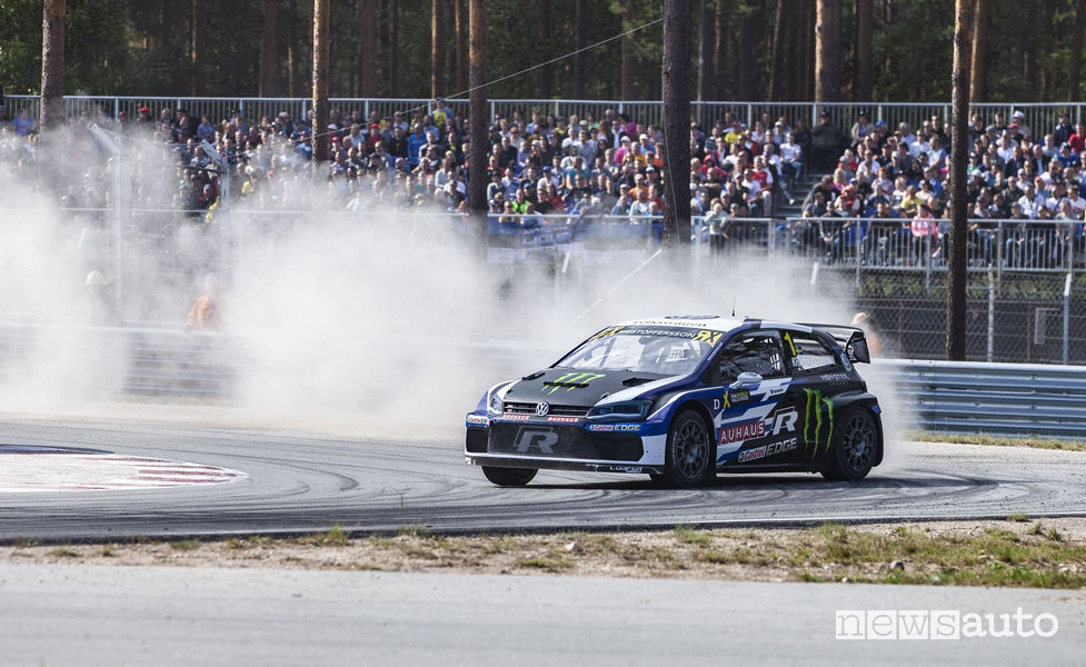 WRX Rallycross 2018 Lettonia, Kristoffersson (Volkswagen Polo R)
