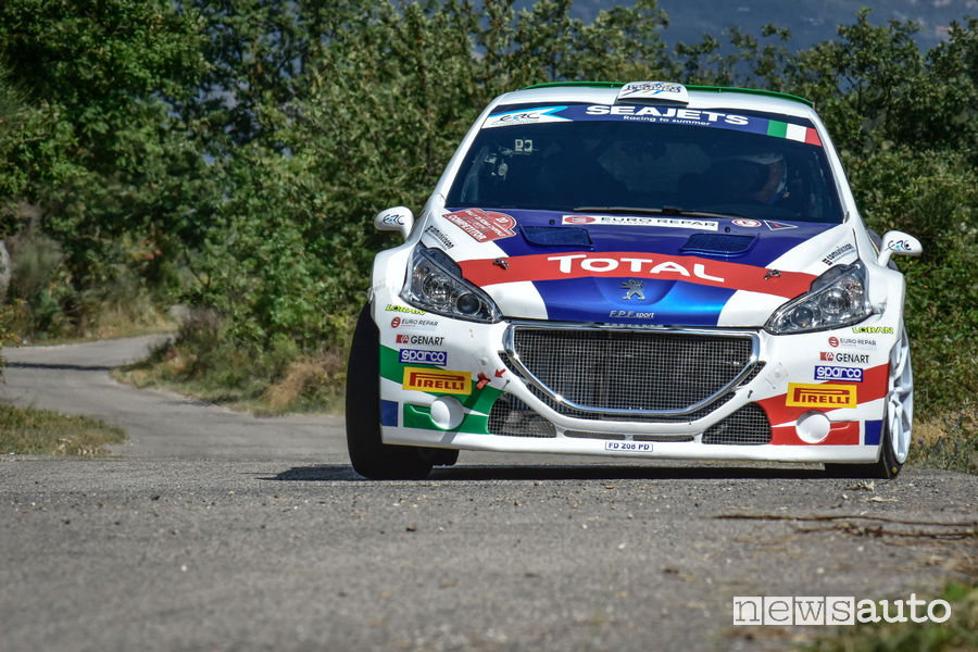 Andreucci e Peugeot al Rally Due Valli 2018