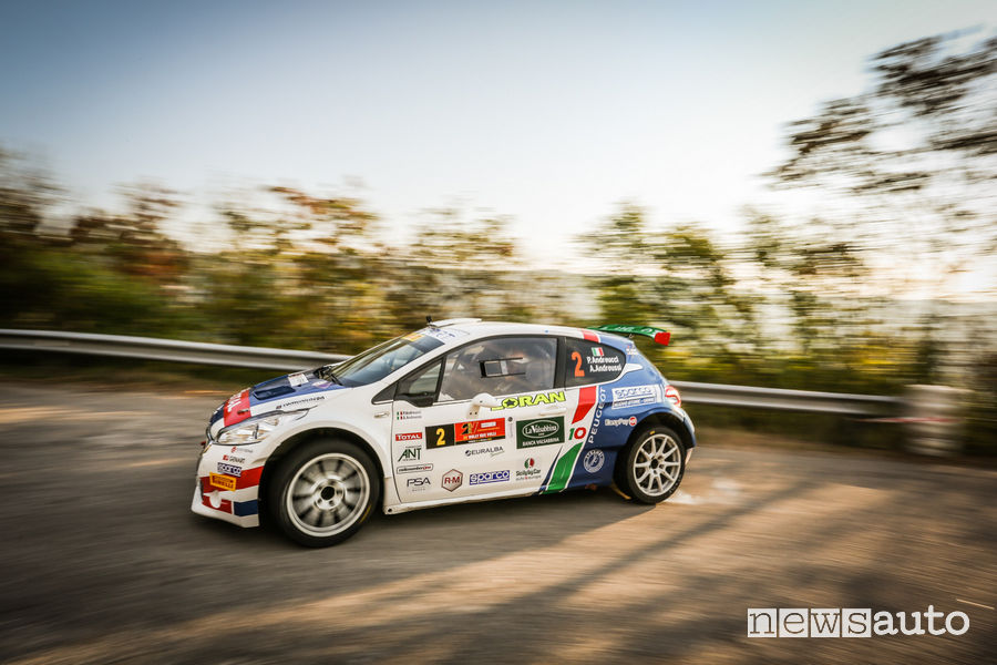 Andreucci (Peugeot 208T16) al Rally_Due_Valli 2018