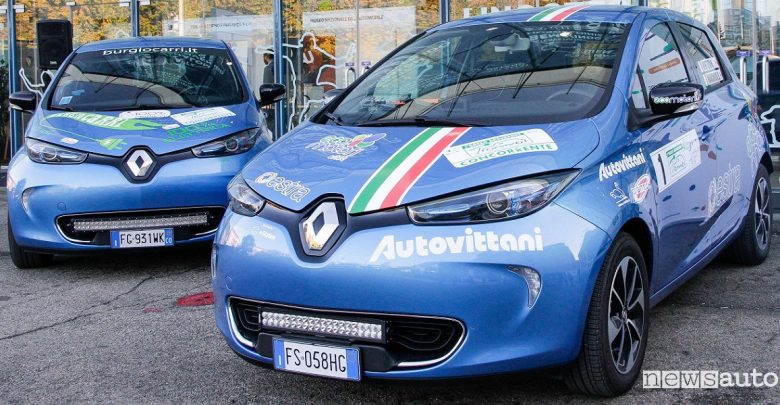 Gara per auto elettriche Renault Zoe