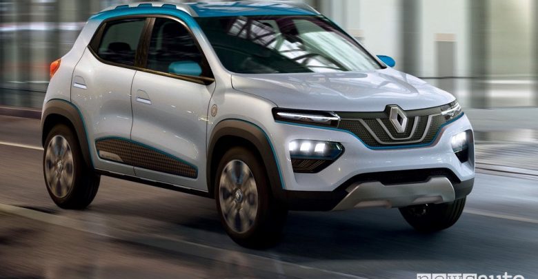 Auto elettrica economica Renault K-ZE Concept