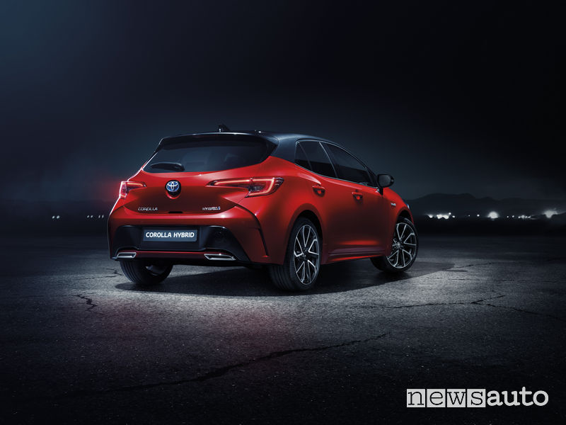 Toyota_Corolla 2019, vista posteriore