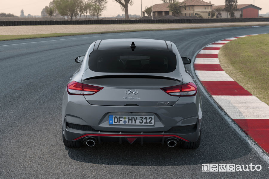 Hyundai_i30 Fstback N 2019, posteriore