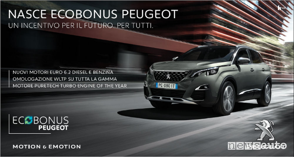 Incentivi auto Peugeot Ecobonus