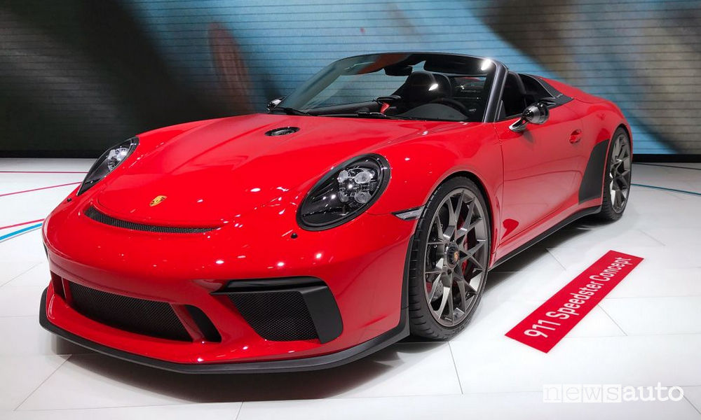 Porsche 911 Speedster al Salone di Parigi 2018