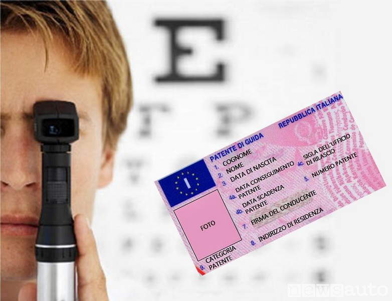 rinnovo patente di guida visita medica oculistica