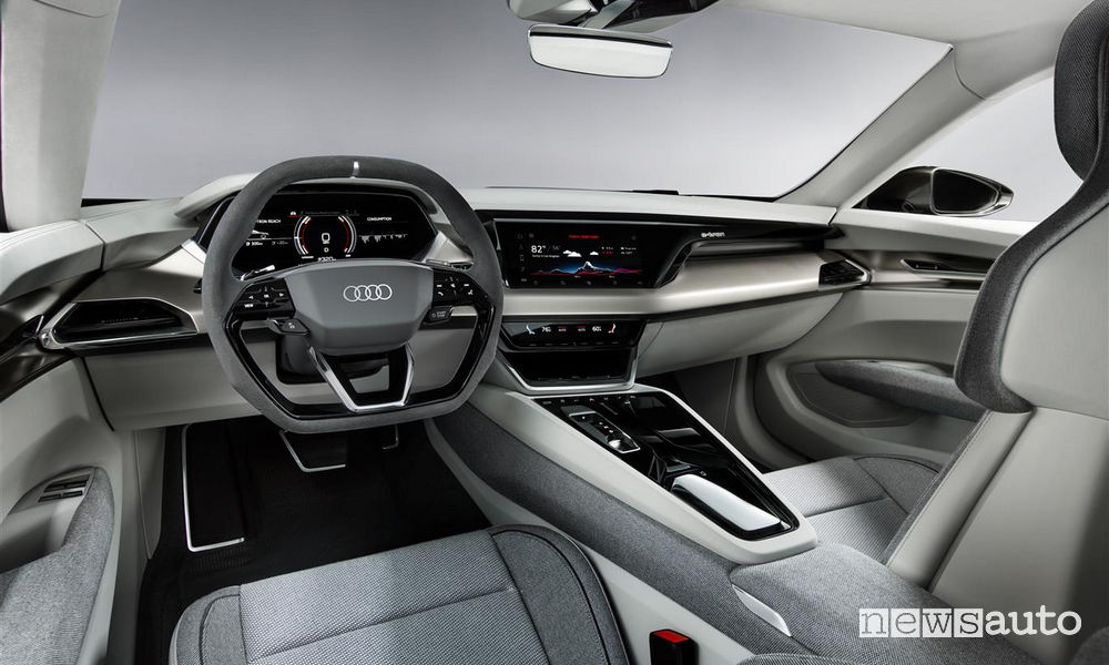 Audi_e-tron GT concept, abitacolo