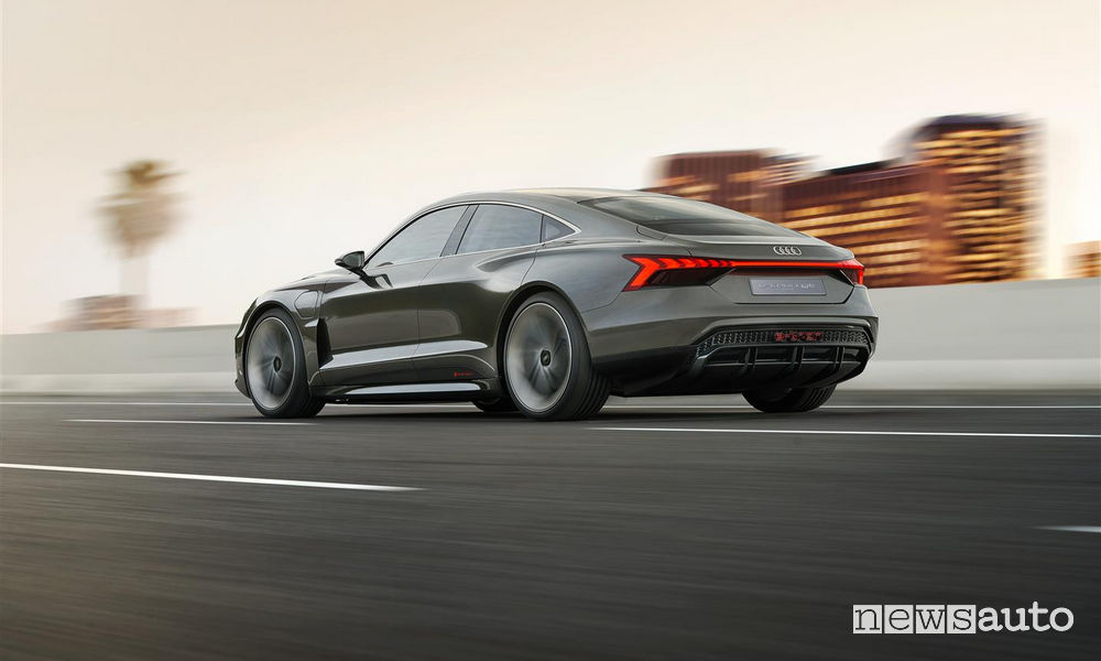 Audi_e-tron GT concept, vista posteriore