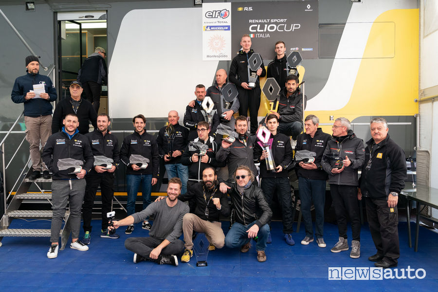 Clio Cup_Italia 2018 Paul Ricard Le Castellet, foto di gruppo