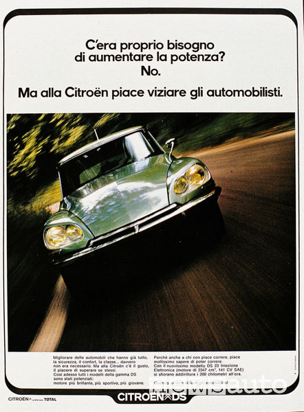 DS23 pubblicità del 1972