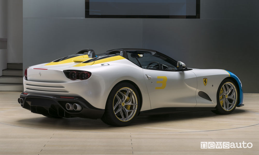 Ferrari_SP3JC One Off, vista posteriore